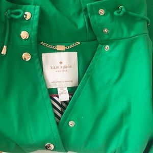 Kate Spade New York peplum rain jacket. XL